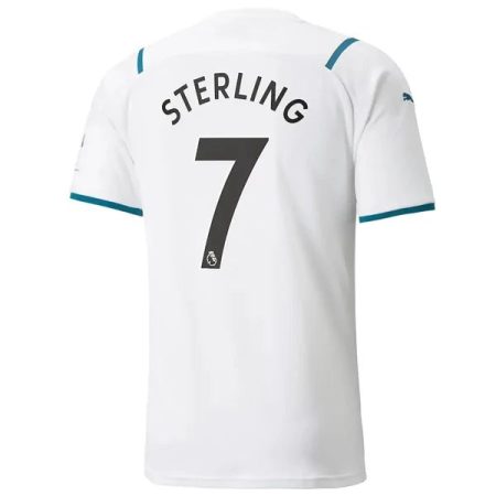 Camisolas de Futebol Manchester City Raheem Sterling 7 Alternativa 2021 2022